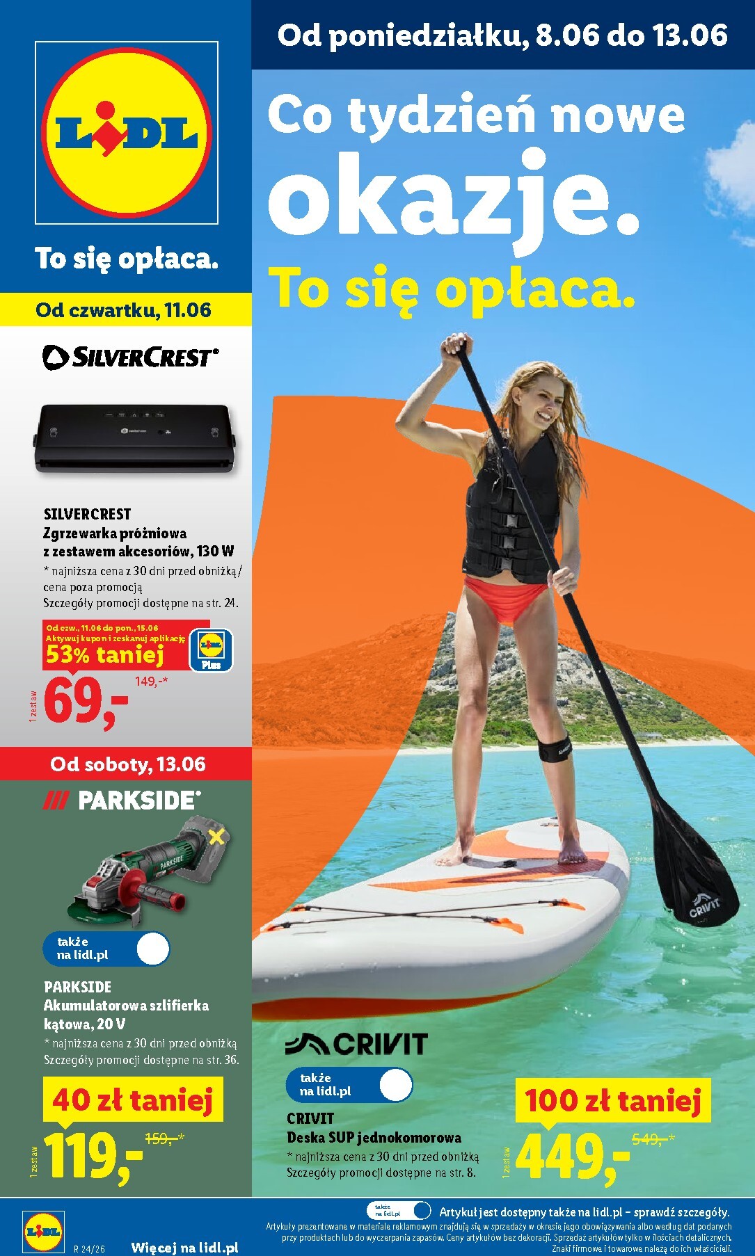 lidl - Aktualna gazetka Lidl - Katalog ważny od 8.06 ważna od 08.06.2026 do 13.06.2026 - page: 1