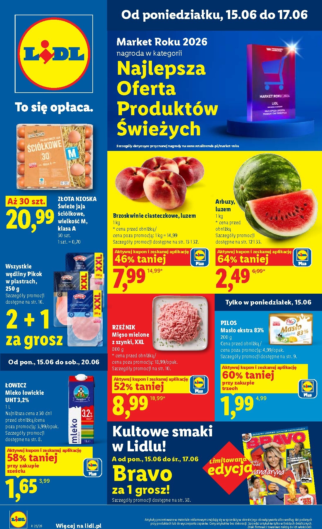 lidl - Nowa gazetka Lidl - Gazetka ważna od 15.06 do 17.06 ważna od 15.06.2026 do 17.06.2026