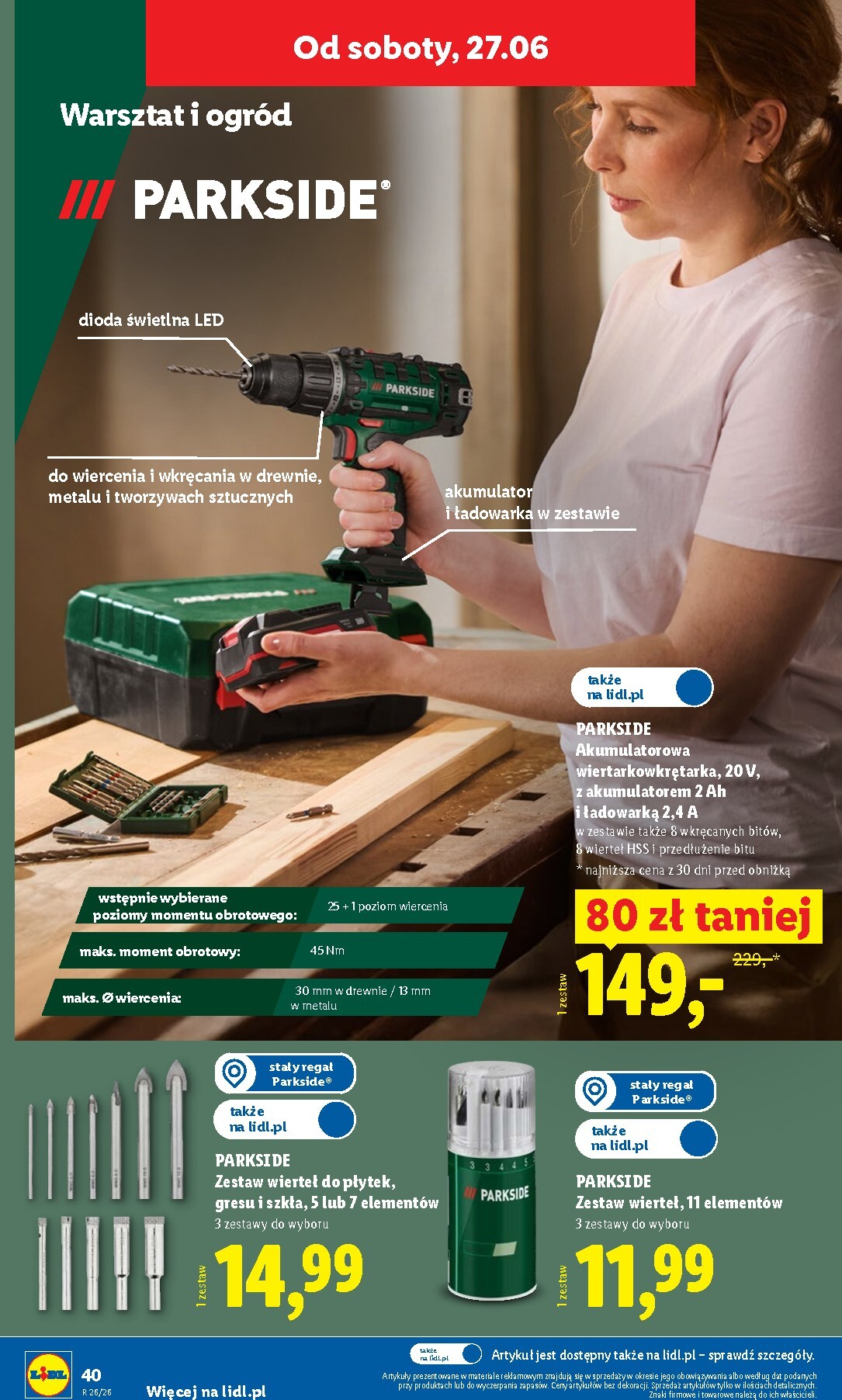 lidl - Nowa gazetka Lidl - Katalog ważny od 22.06 ważna od 22.06.2026 do 27.06.2026 - page: 46