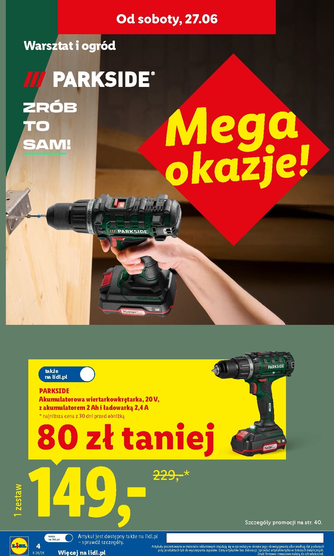 lidl - Nowa gazetka Lidl - Katalog ważny od 22.06 ważna od 22.06.2026 do 27.06.2026 - page: 4