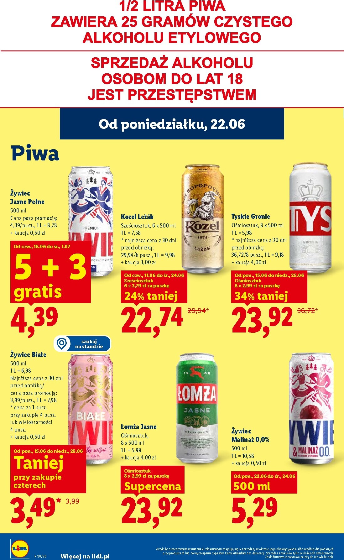 lidl - Nowa gazetka Lidl - Gazetka ważna od 22.06 do 24.06 ważna od 22.06.2026 do 24.06.2026 - page: 74