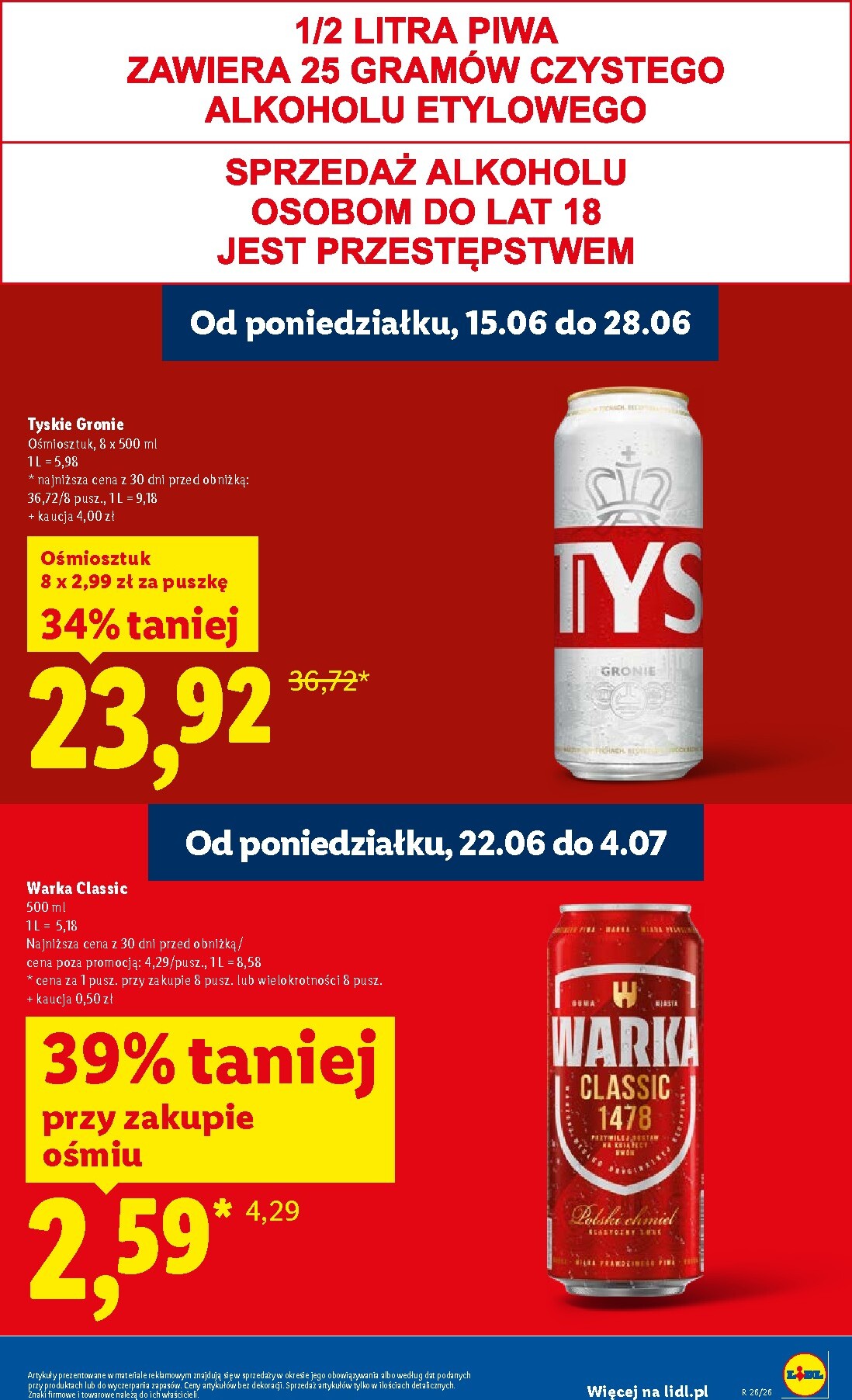 lidl - Nowa gazetka Lidl - Gazetka ważna od 22.06 do 24.06 ważna od 22.06.2026 do 24.06.2026 - page: 15