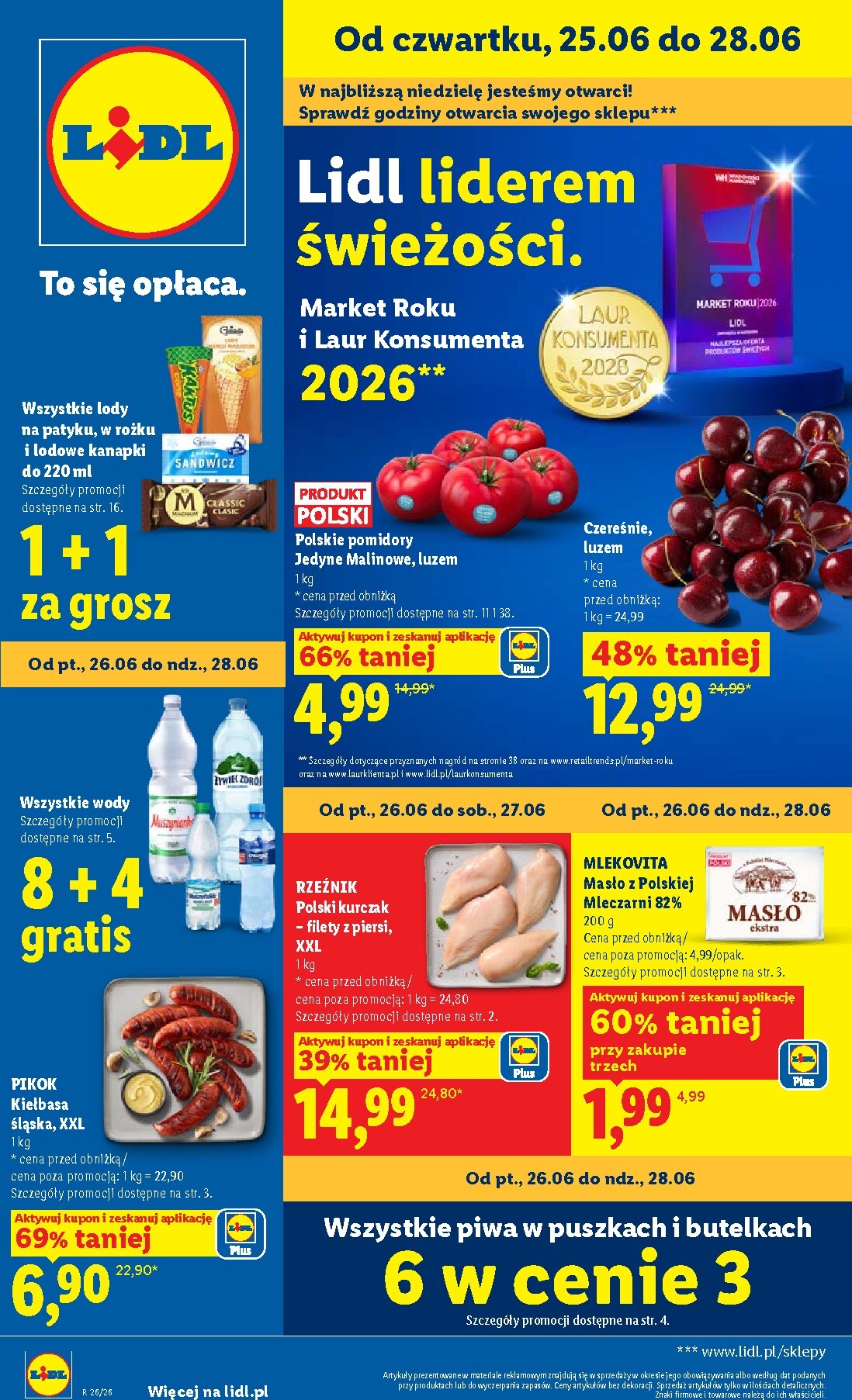 lidl - Nowa gazetka Lidl - Gazetka ważna od 25.06 do 28.06 ważna od 25.06.2026 do 28.06.2026 - page: 1