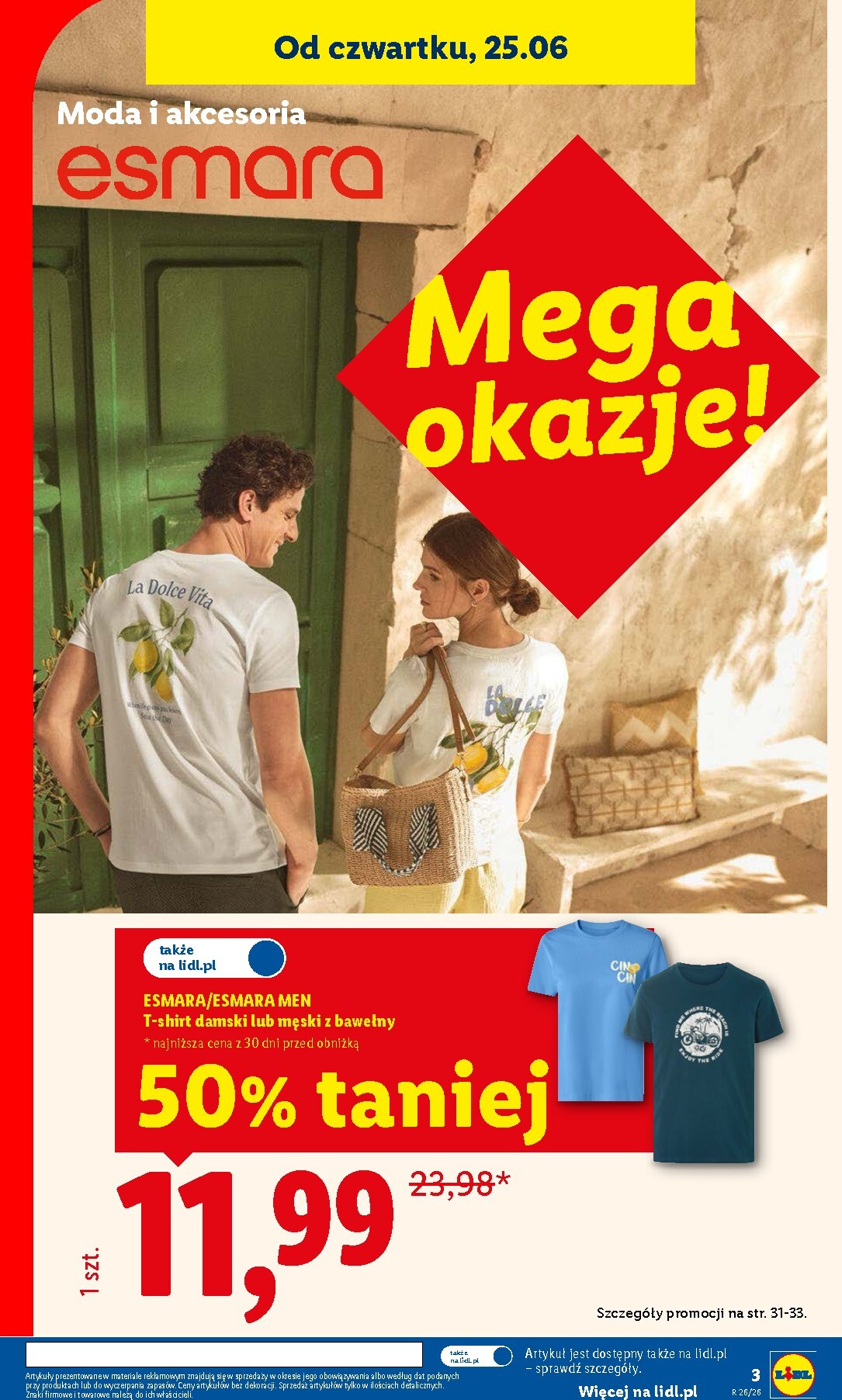 lidl - Aktualna gazetka Lidl - Co Tydzień Nowe Okazje ważna od 22.06.2026 do 28.06.2026 - page: 3