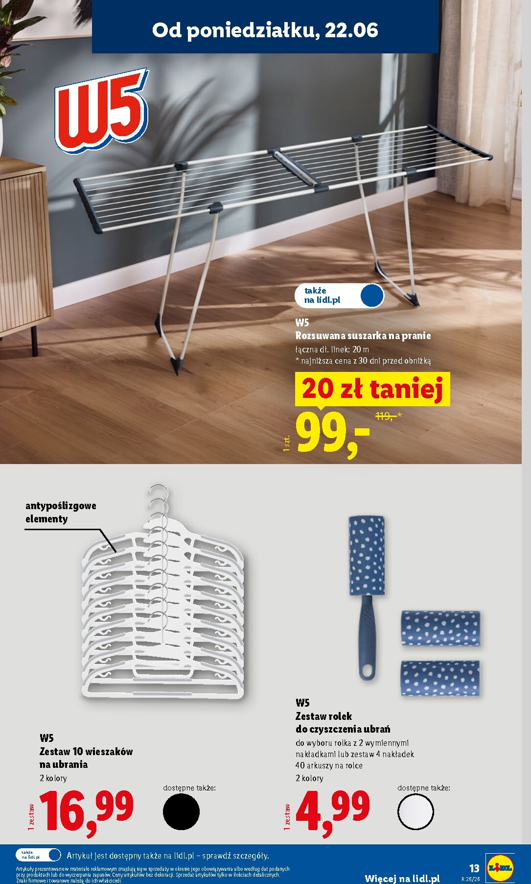 lidl - Aktualna gazetka Lidl - Co Tydzień Nowe Okazje ważna od 22.06.2026 do 28.06.2026 - page: 17