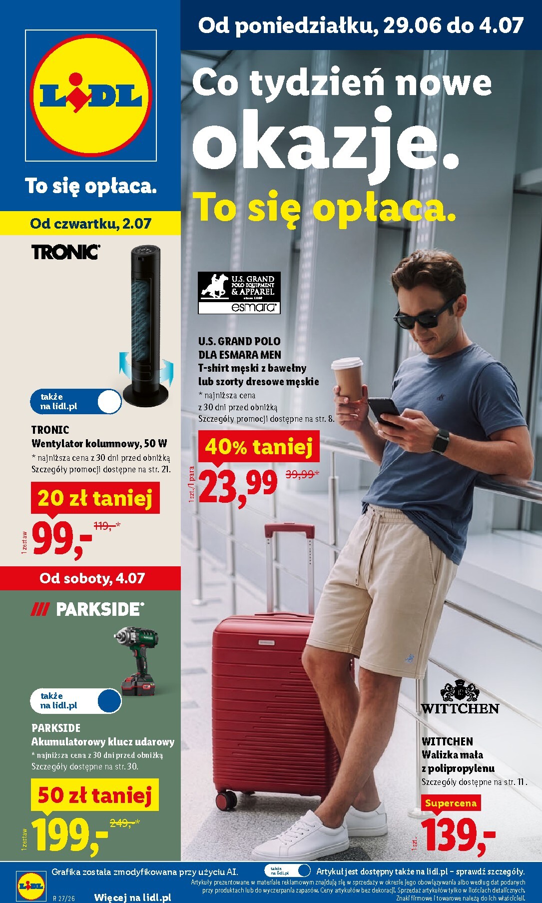 lidl - Aktualna gazetka Lidl - Katalog Okazji ważna od 29.06.2026 do 04.07.2026 - page: 1