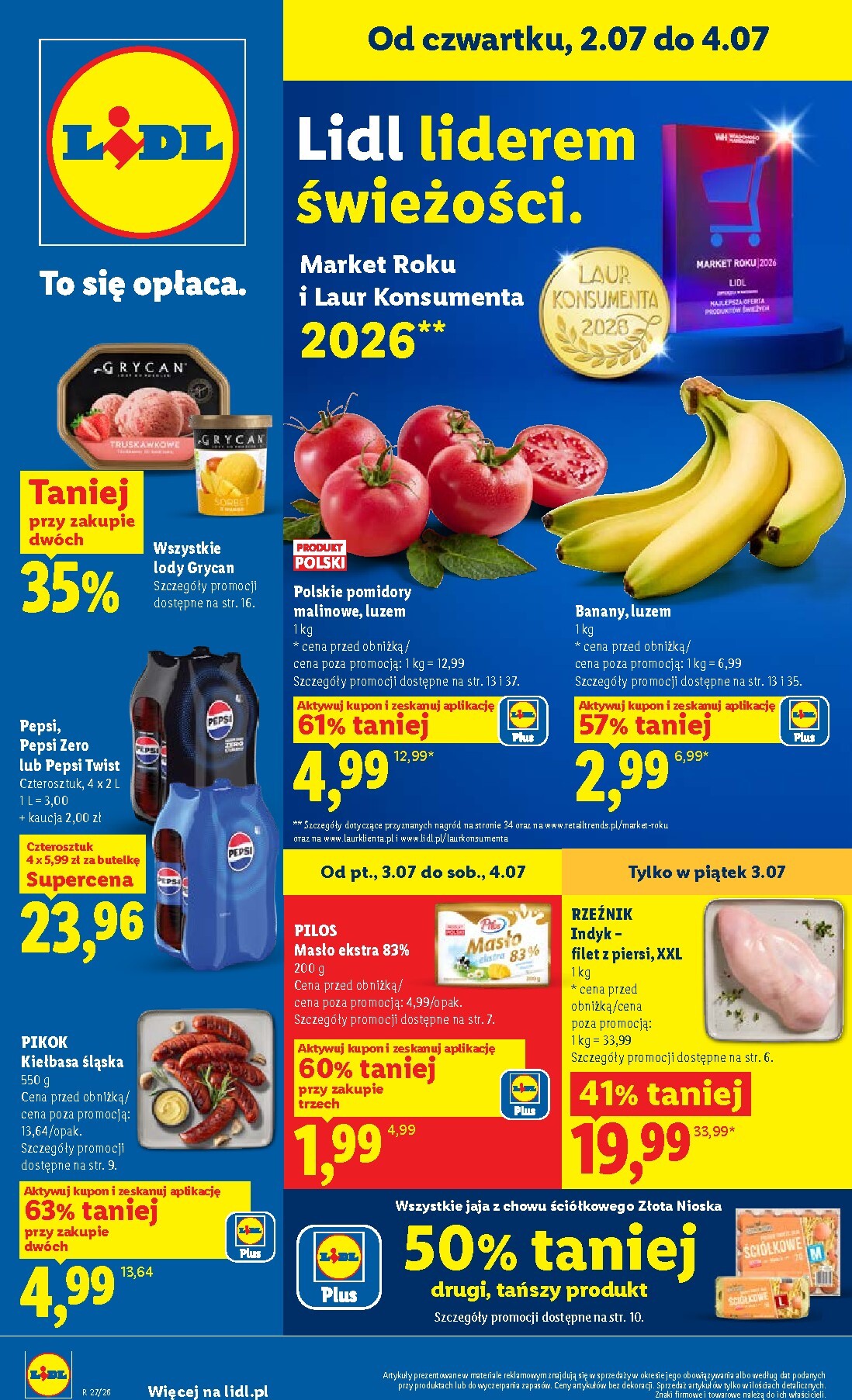 lidl - Nowa gazetka Lidl - Gazetka ważna od 2.07 do 4.07 ważna od 02.07.2026 do 04.07.2026