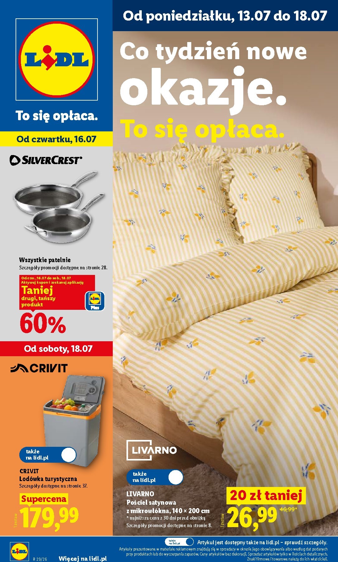 lidl - Nowa gazetka Lidl - Katalog ważny od 13.07 ważna od 13.07.2026 do 18.07.2026