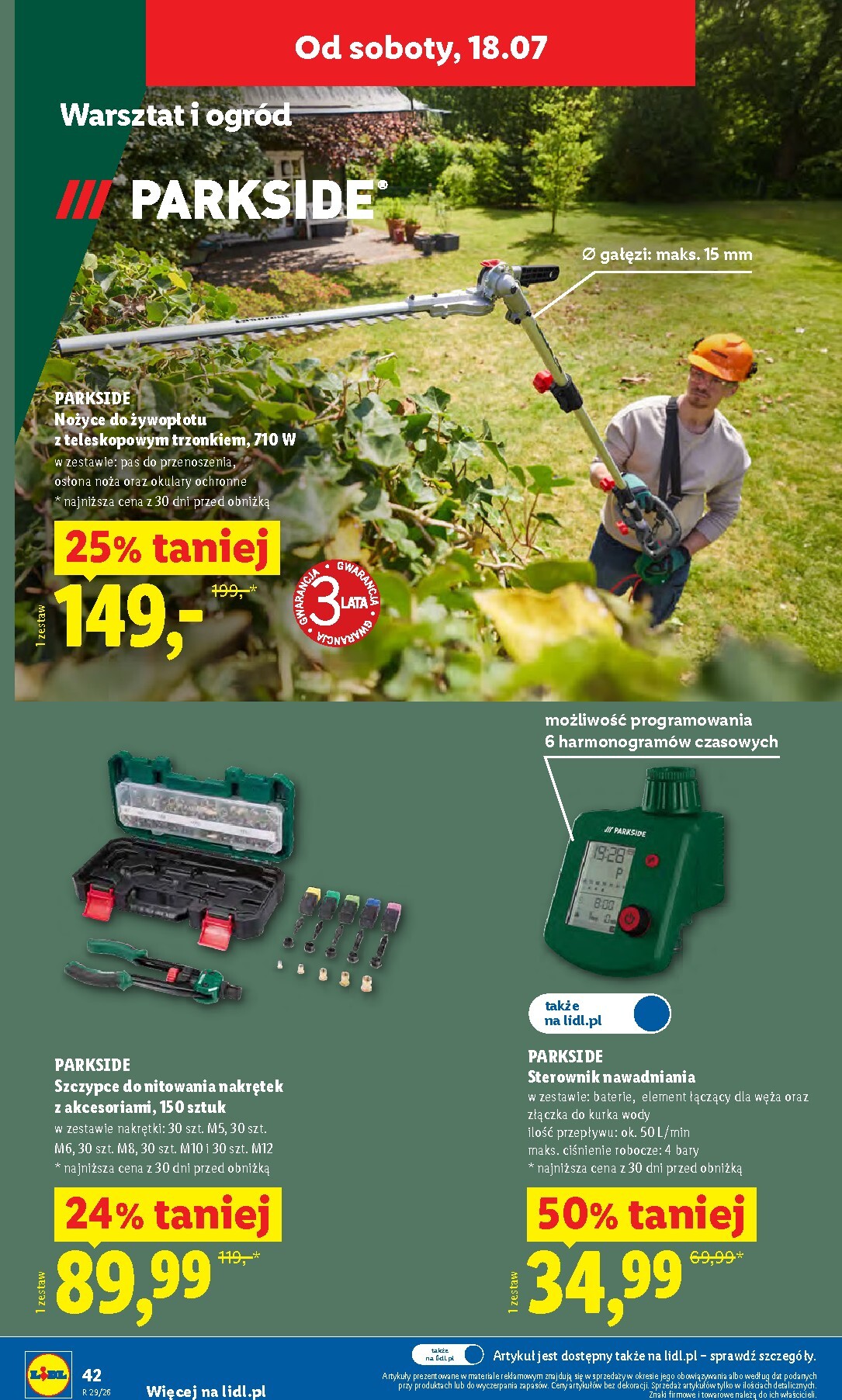 lidl - Nowa gazetka Lidl - Katalog ważny od 13.07 ważna od 13.07.2026 do 18.07.2026 - page: 48
