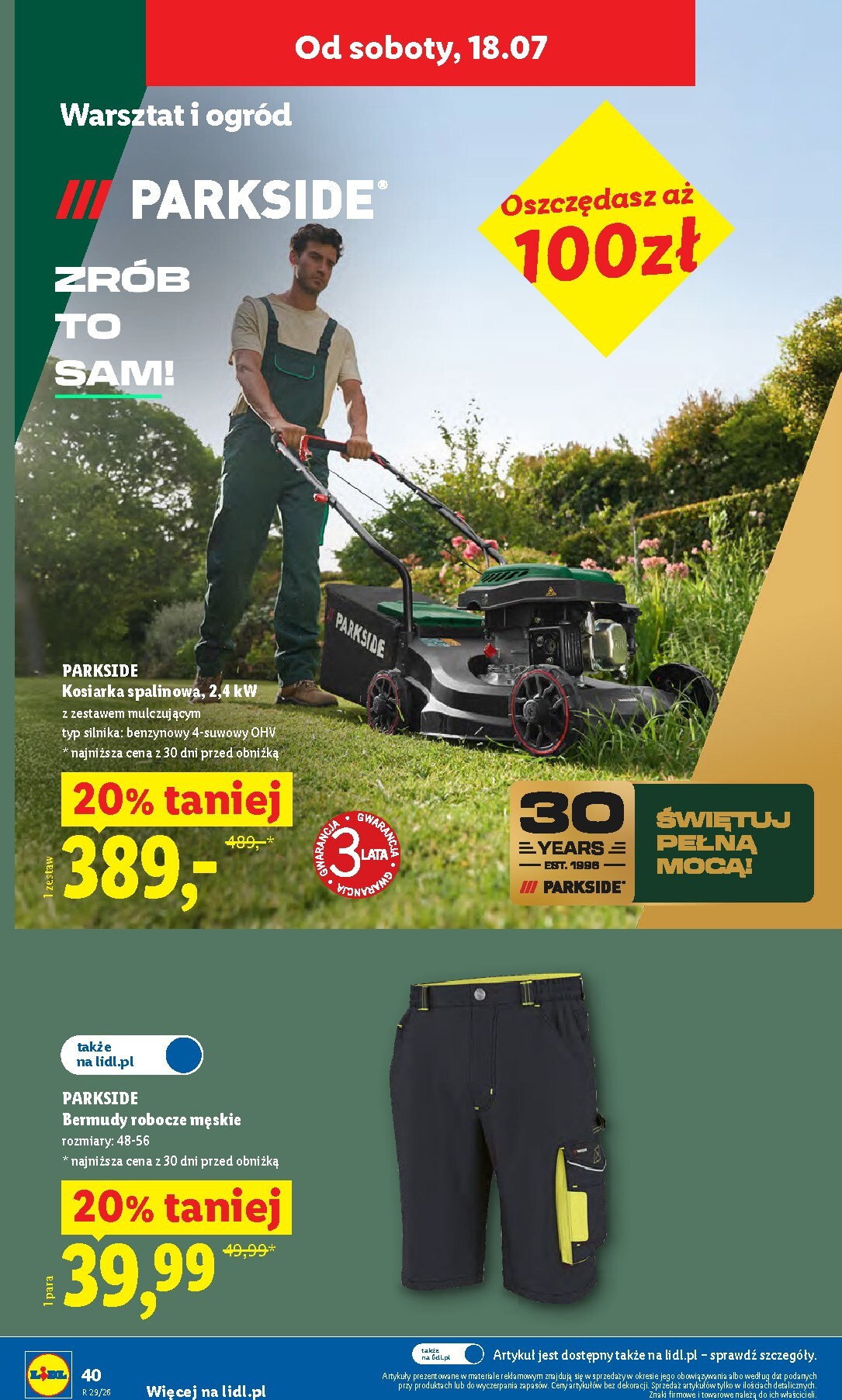 lidl - Nowa gazetka Lidl - Katalog ważny od 13.07 ważna od 13.07.2026 do 18.07.2026 - page: 46