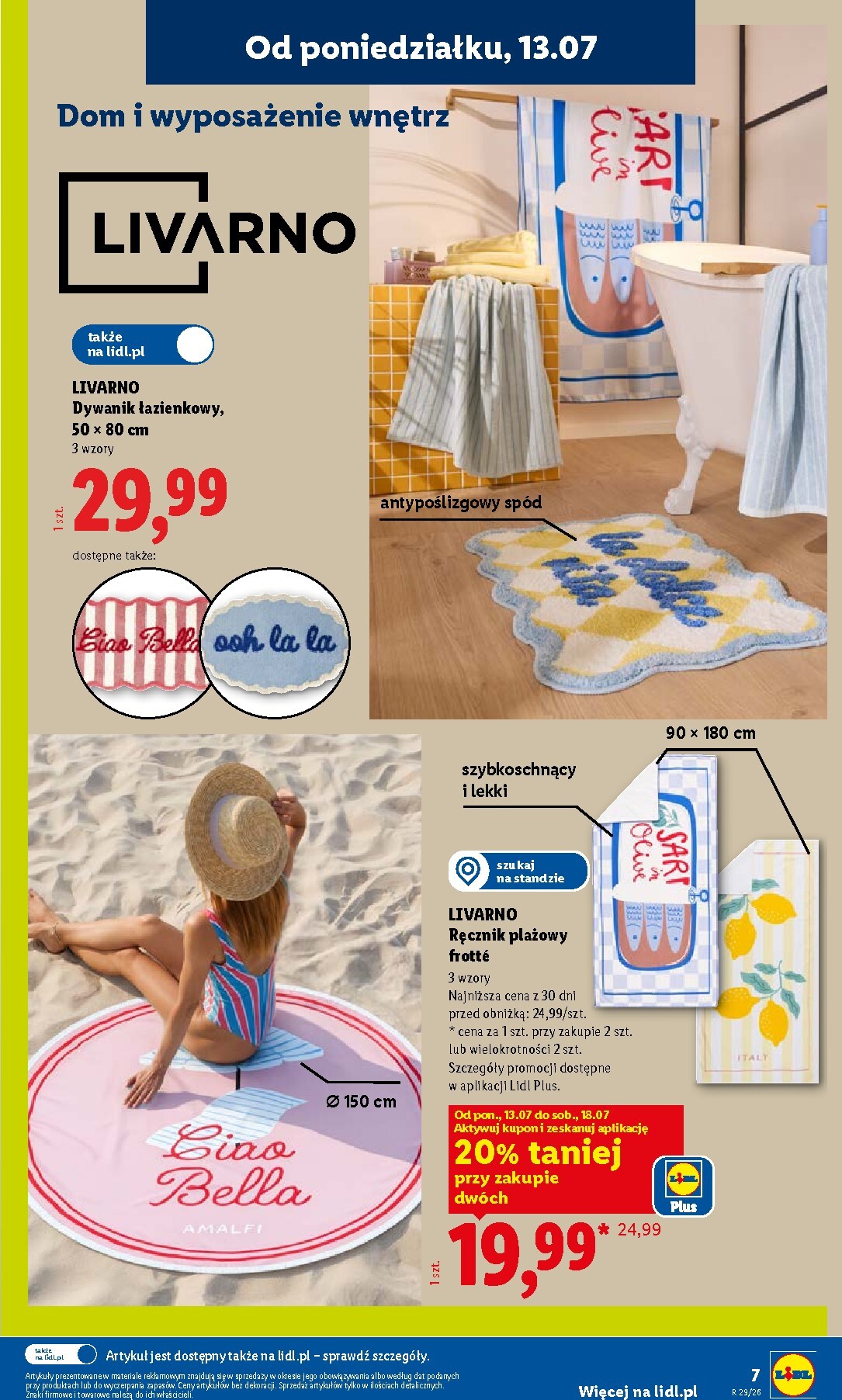 lidl - Nowa gazetka Lidl - Katalog ważny od 13.07 ważna od 13.07.2026 do 18.07.2026 - page: 7