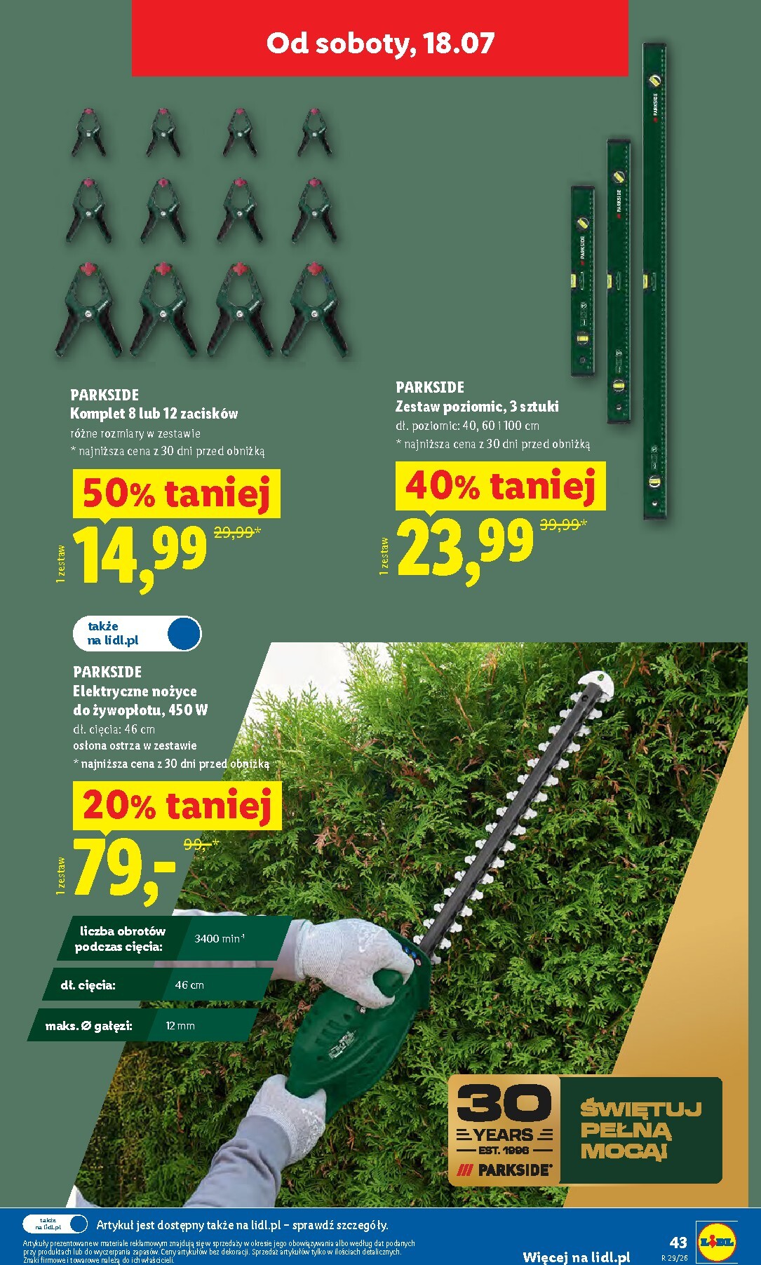lidl - Nowa gazetka Lidl - Katalog ważny od 13.07 ważna od 13.07.2026 do 18.07.2026 - page: 49