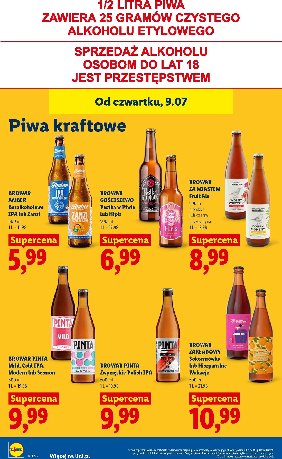 lidl - Nowa gazetka Lidl - Gazetka ważna od 9.07 do 11.07 ważna od 09.07.2026 do 11.07.2026 - page: 72