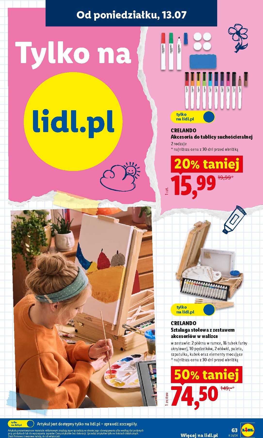 lidl - Aktualna gazetka Lidl - Kompletna wyprawka w megacenach ważna od 09.07.2026 do 31.07.2026 - page: 63