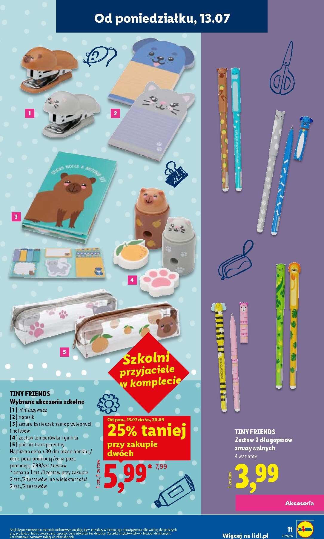 lidl - Aktualna gazetka Lidl - Kompletna wyprawka w megacenach ważna od 09.07.2026 do 31.07.2026 - page: 11