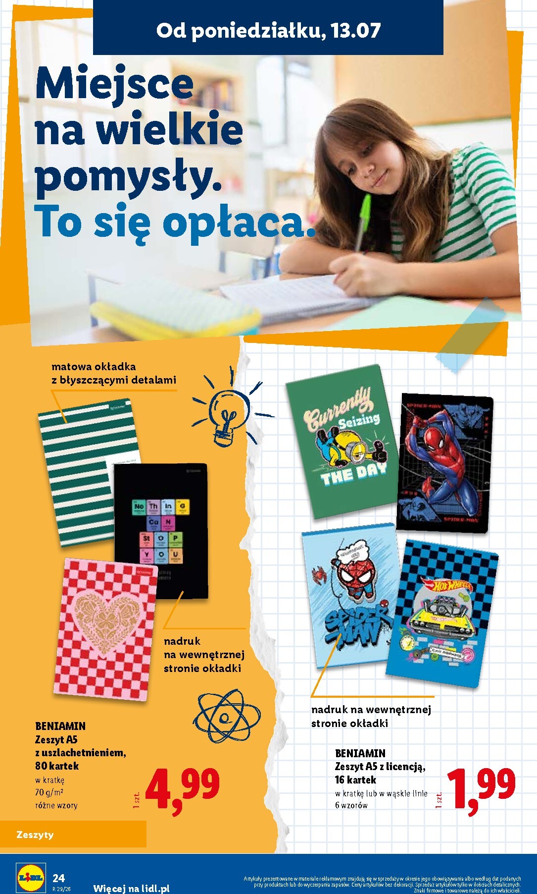 lidl - Aktualna gazetka Lidl - Kompletna wyprawka w megacenach ważna od 09.07.2026 do 31.07.2026 - page: 24