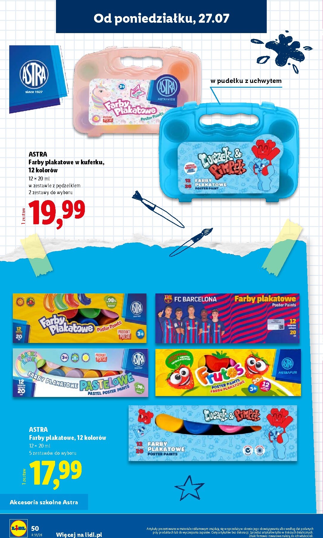 lidl - Aktualna gazetka Lidl - Kompletna wyprawka w megacenach ważna od 09.07.2026 do 31.07.2026 - page: 50