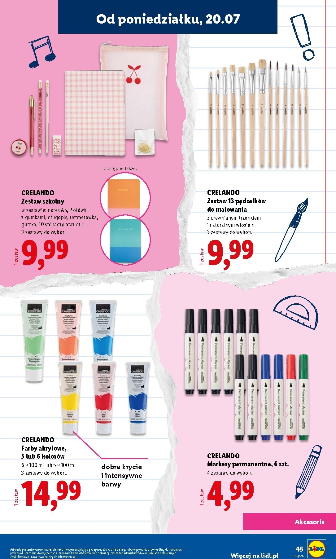 lidl - Aktualna gazetka Lidl - Kompletna wyprawka w megacenach ważna od 09.07.2026 do 31.07.2026 - page: 45