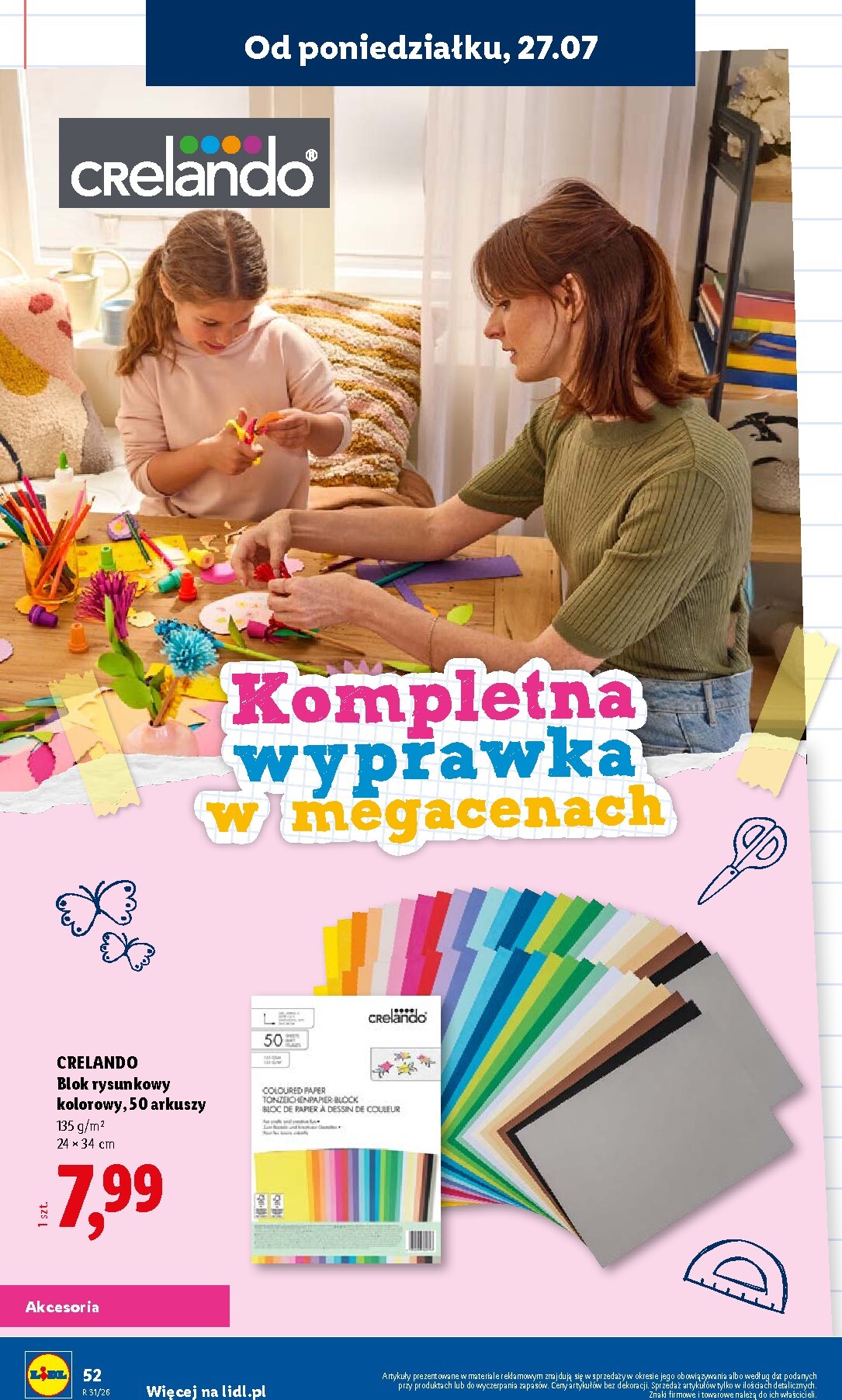 lidl - Aktualna gazetka Lidl - Kompletna wyprawka w megacenach ważna od 09.07.2026 do 31.07.2026 - page: 52