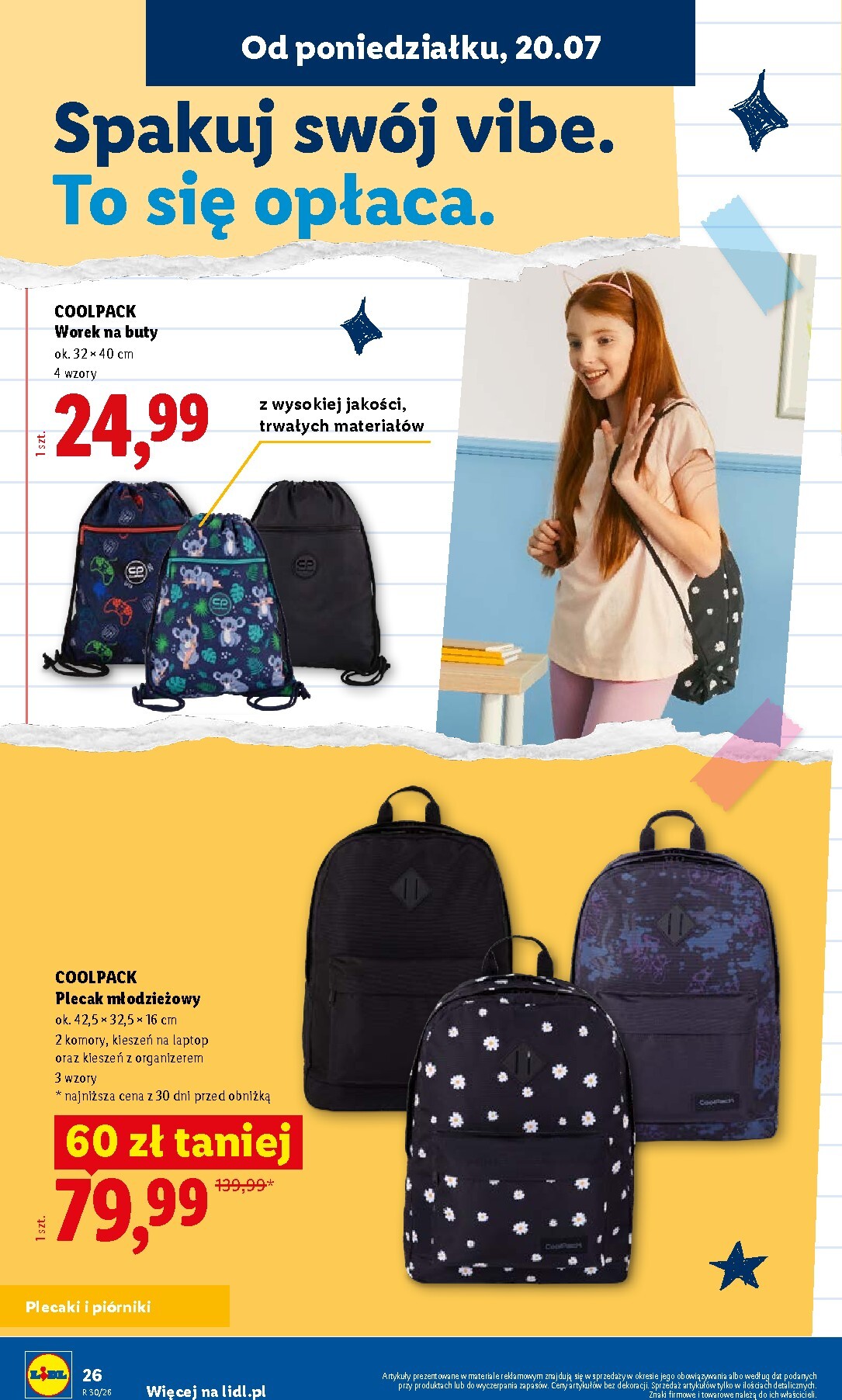 lidl - Aktualna gazetka Lidl - Kompletna wyprawka w megacenach ważna od 09.07.2026 do 31.07.2026 - page: 26