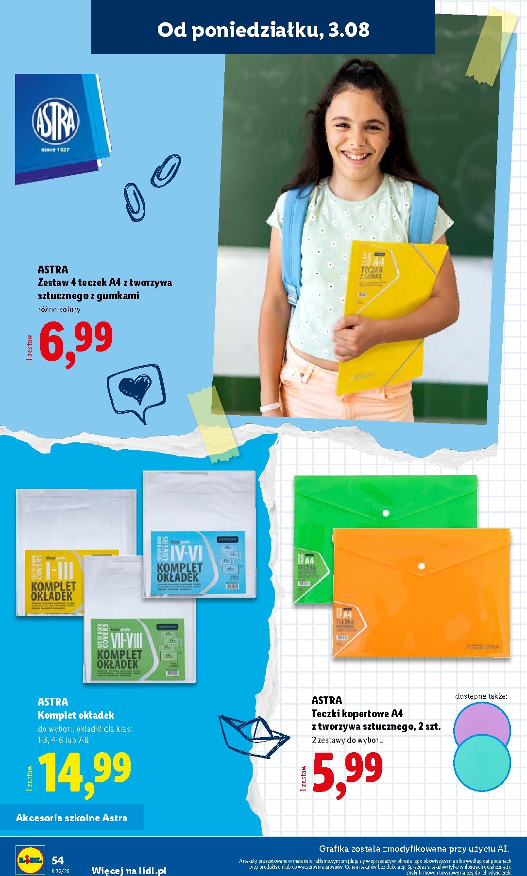 lidl - Aktualna gazetka Lidl - Kompletna wyprawka w megacenach ważna od 09.07.2026 do 31.07.2026 - page: 54
