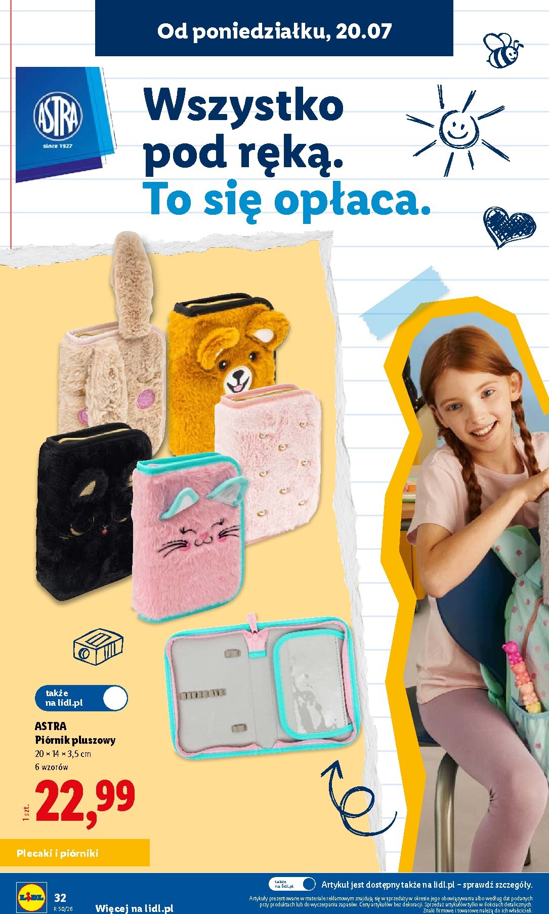lidl - Aktualna gazetka Lidl - Kompletna wyprawka w megacenach ważna od 09.07.2026 do 31.07.2026 - page: 32