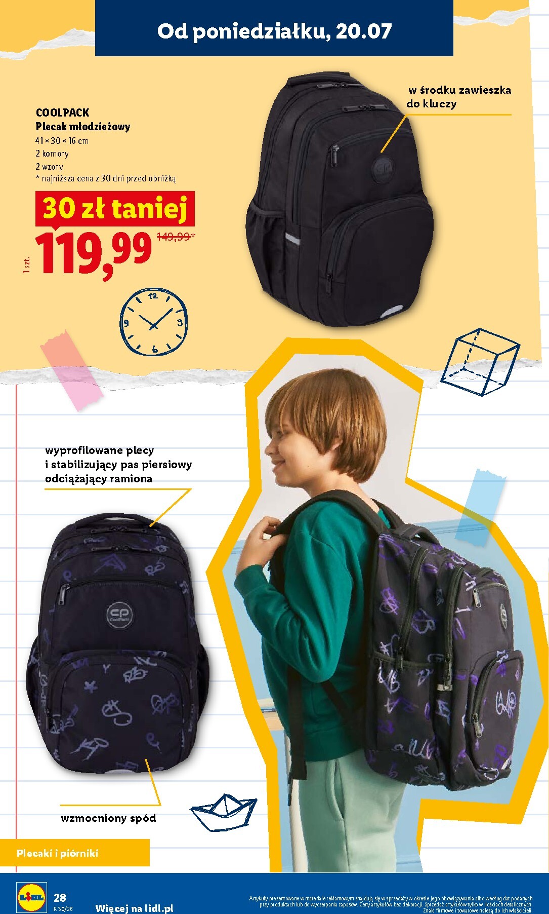 lidl - Aktualna gazetka Lidl - Kompletna wyprawka w megacenach ważna od 09.07.2026 do 31.07.2026 - page: 28