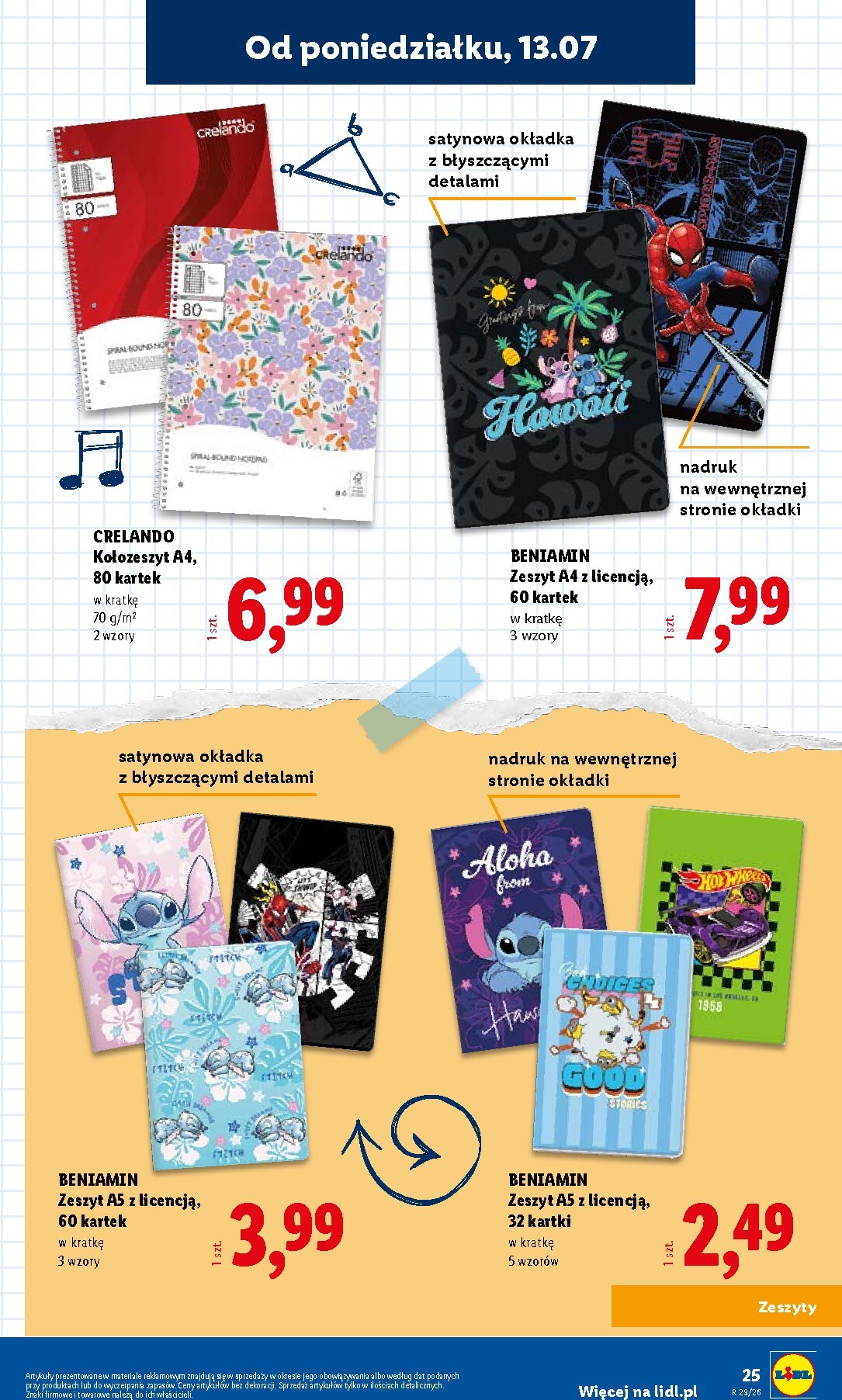 lidl - Aktualna gazetka Lidl - Kompletna wyprawka w megacenach ważna od 09.07.2026 do 31.07.2026 - page: 25