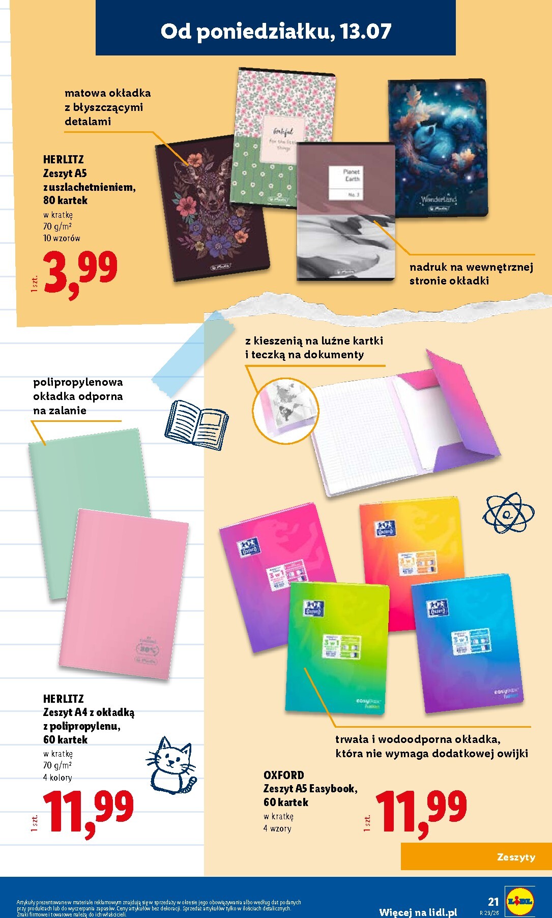 lidl - Aktualna gazetka Lidl - Kompletna wyprawka w megacenach ważna od 09.07.2026 do 31.07.2026 - page: 21