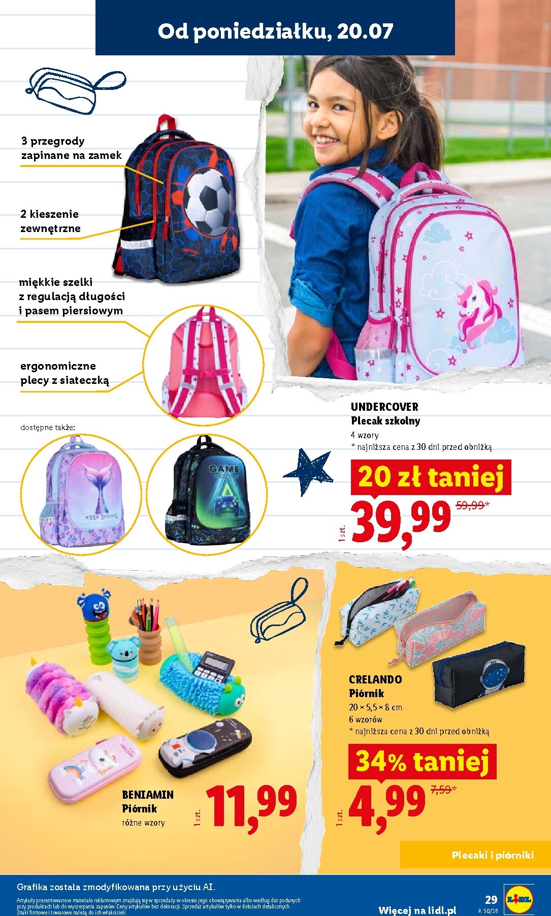 lidl - Aktualna gazetka Lidl - Kompletna wyprawka w megacenach ważna od 09.07.2026 do 31.07.2026 - page: 29