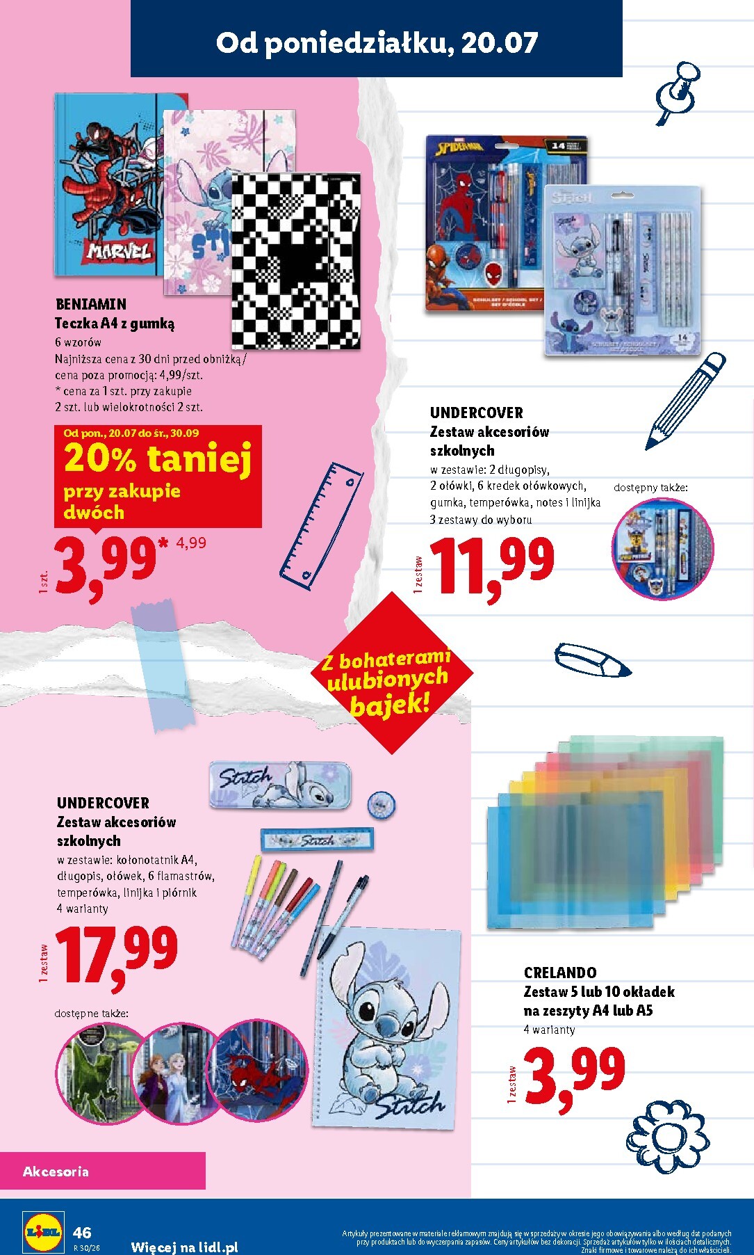 lidl - Aktualna gazetka Lidl - Kompletna wyprawka w megacenach ważna od 09.07.2026 do 31.07.2026 - page: 46