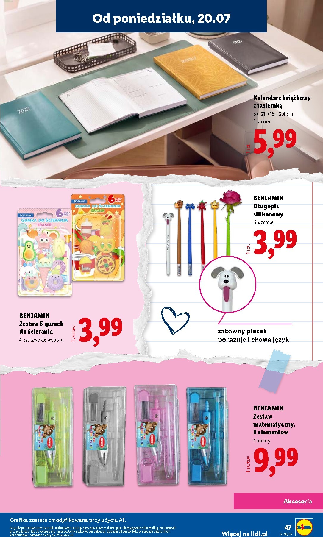 lidl - Aktualna gazetka Lidl - Kompletna wyprawka w megacenach ważna od 09.07.2026 do 31.07.2026 - page: 47