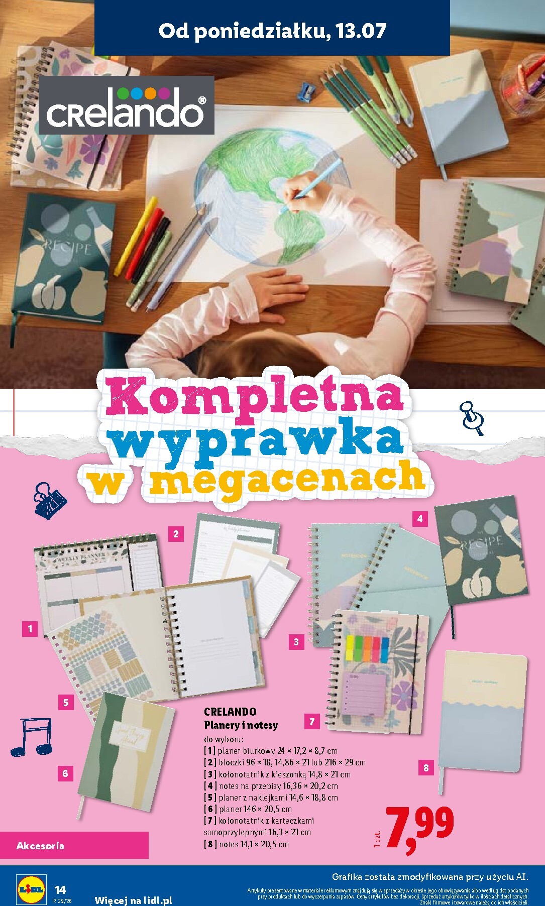 lidl - Aktualna gazetka Lidl - Kompletna wyprawka w megacenach ważna od 09.07.2026 do 31.07.2026 - page: 14