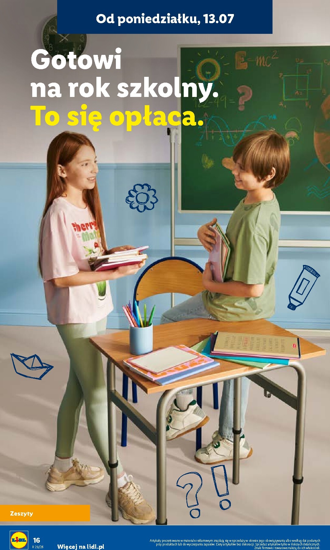 lidl - Aktualna gazetka Lidl - Kompletna wyprawka w megacenach ważna od 09.07.2026 do 31.07.2026 - page: 16