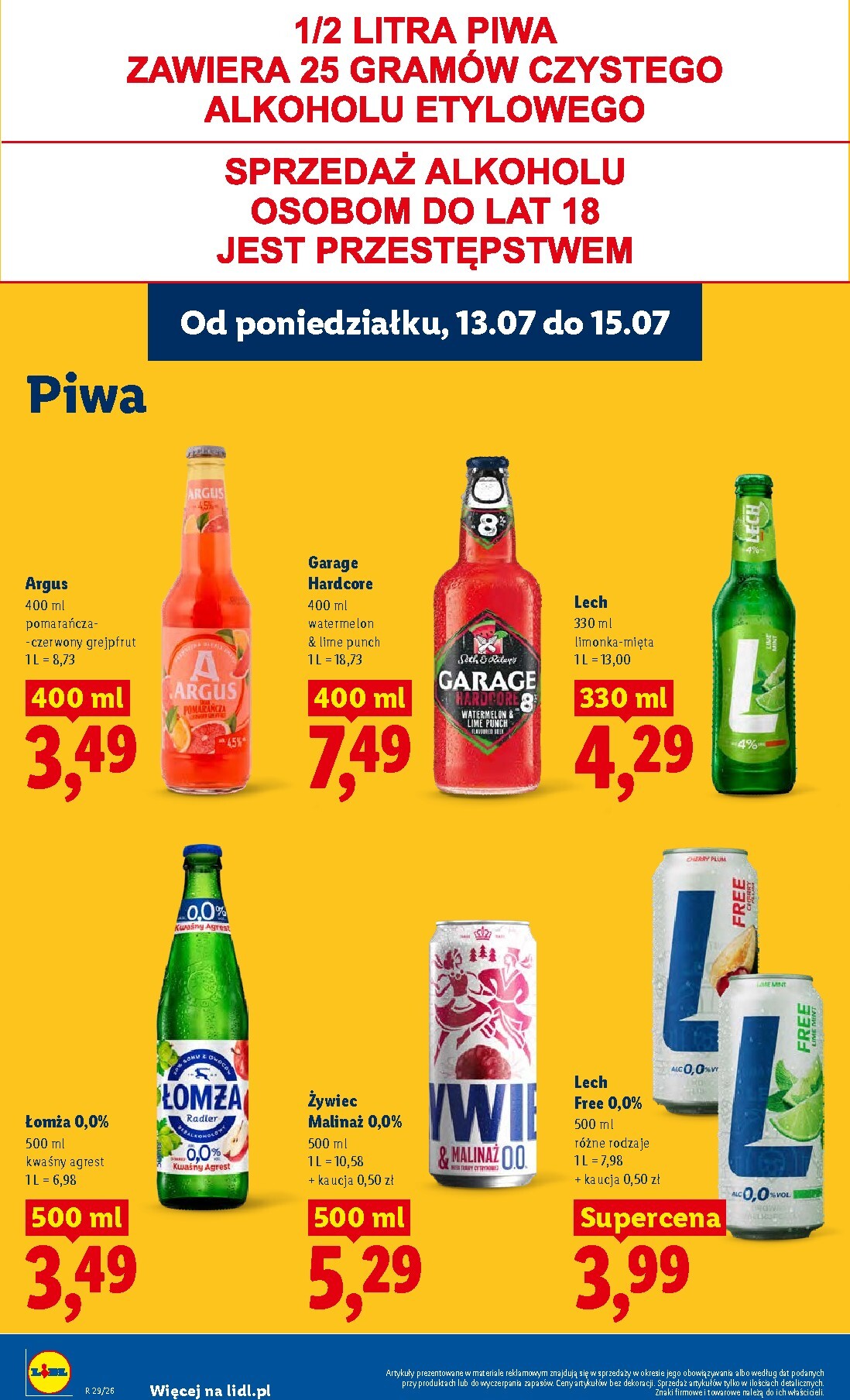 lidl - Aktualna gazetka Lidl ważna od 13.07.2026 do 15.07.2026 - page: 82