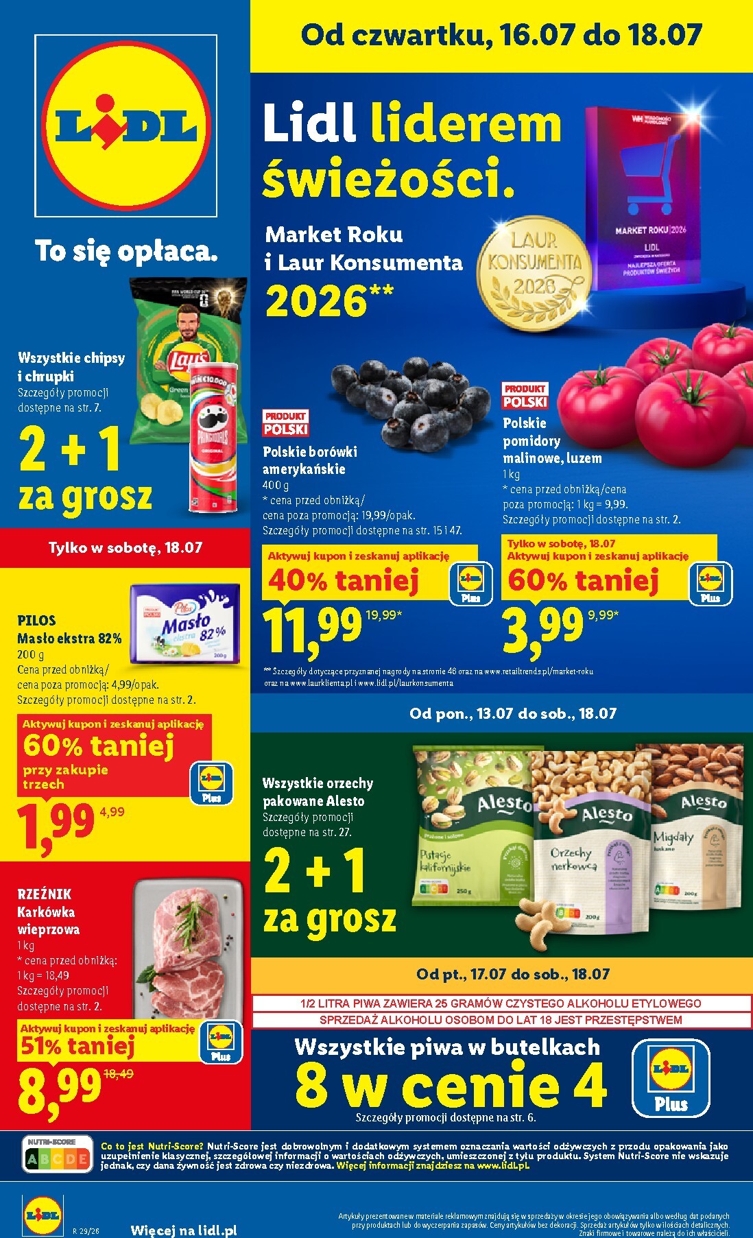 lidl - Aktualna gazetka Lidl - Gazetka ważna od 16.07 do 18.07 ważna od 16.07.2026 do 18.07.2026