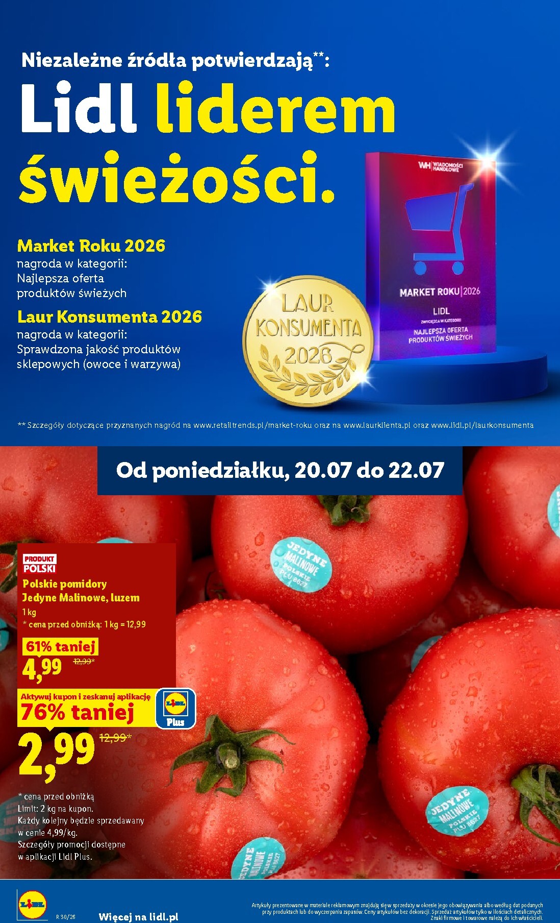 lidl - Nowa gazetka Lidl - Gazetka ważna od 20.07 do 22.07 ważna od 20.07.2026 do 22.07.2026 - page: 46