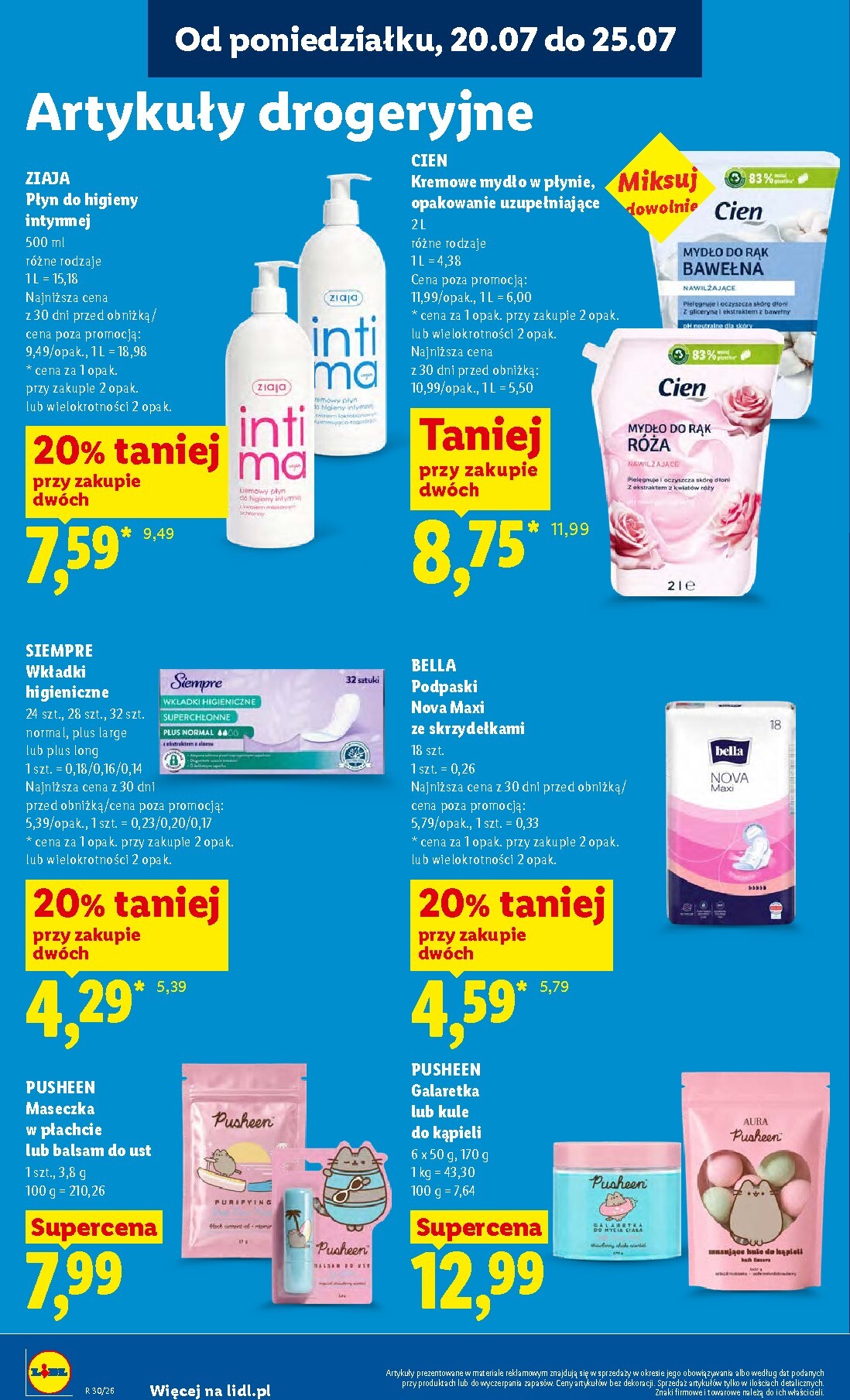 lidl - Nowa gazetka Lidl - Gazetka ważna od 20.07 do 22.07 ważna od 20.07.2026 do 22.07.2026 - page: 94