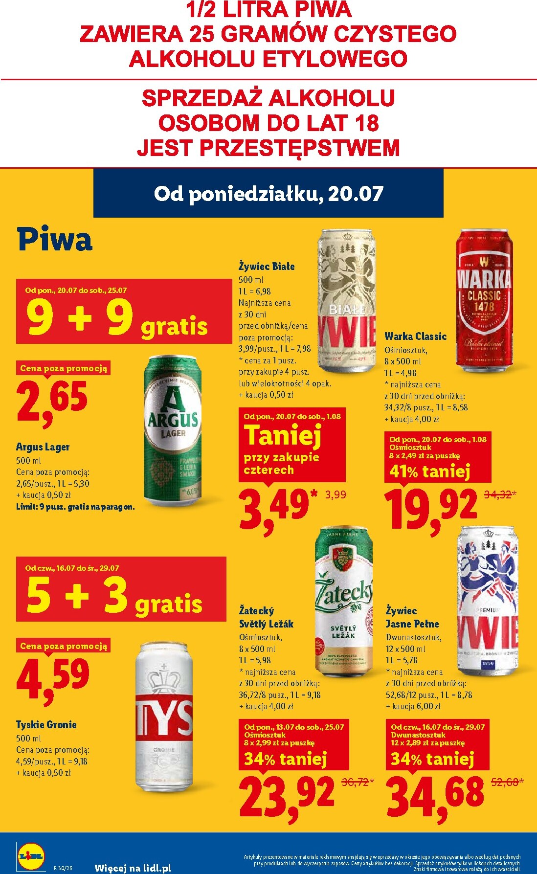 lidl - Nowa gazetka Lidl - Gazetka ważna od 20.07 do 22.07 ważna od 20.07.2026 do 22.07.2026 - page: 78