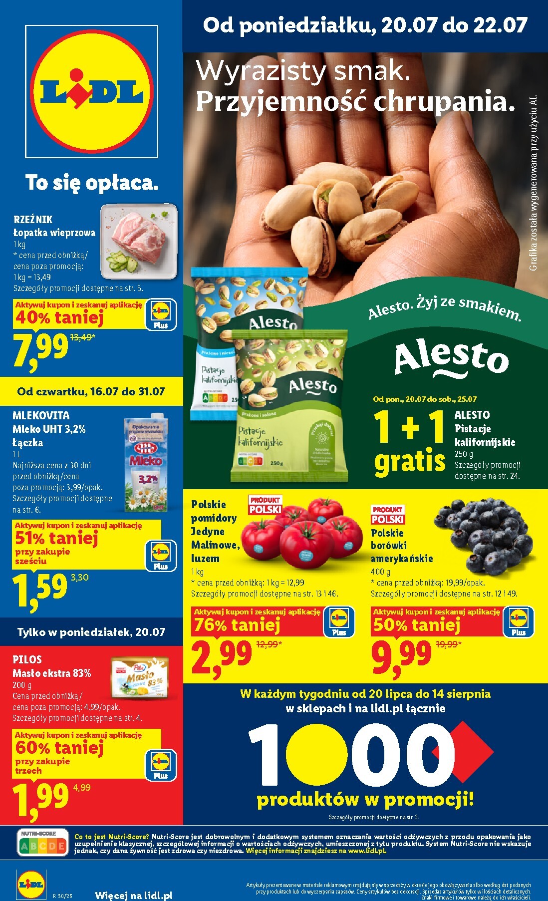 lidl - Nowa gazetka Lidl - Gazetka ważna od 20.07 do 22.07 ważna od 20.07.2026 do 22.07.2026