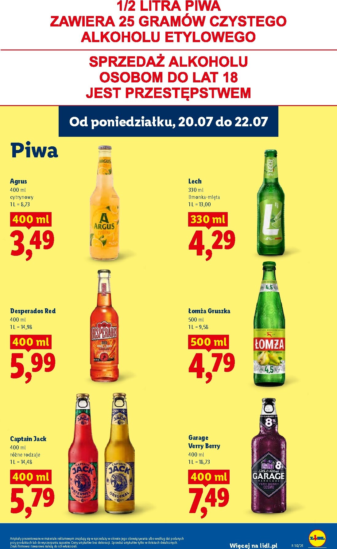 lidl - Nowa gazetka Lidl - Gazetka ważna od 20.07 do 22.07 ważna od 20.07.2026 do 22.07.2026 - page: 79