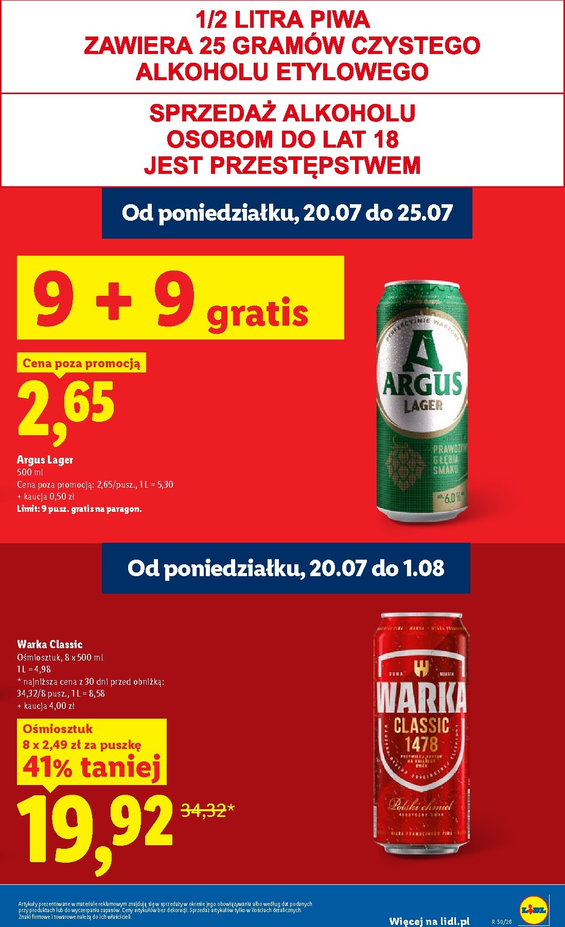 lidl - Nowa gazetka Lidl - Gazetka ważna od 20.07 do 22.07 ważna od 20.07.2026 do 22.07.2026 - page: 23
