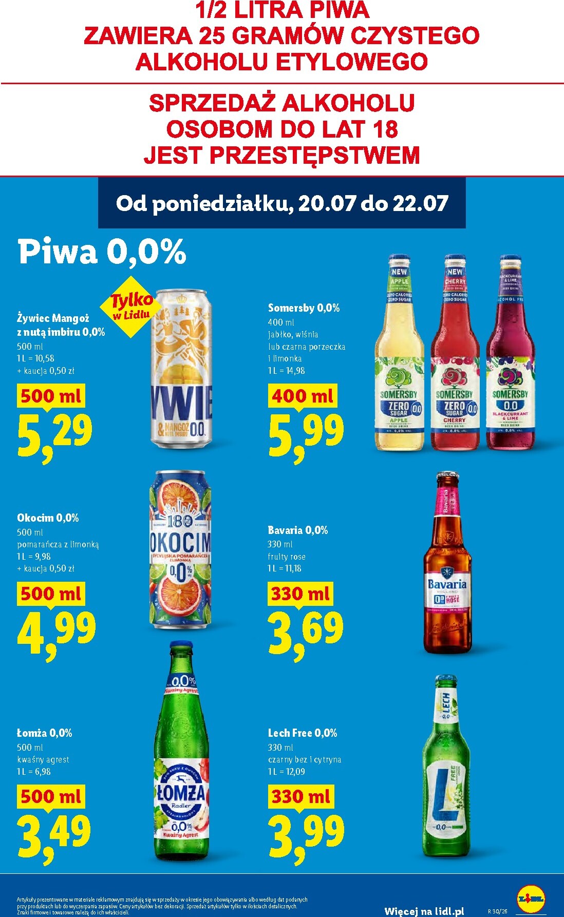 lidl - Nowa gazetka Lidl - Gazetka ważna od 20.07 do 22.07 ważna od 20.07.2026 do 22.07.2026 - page: 77