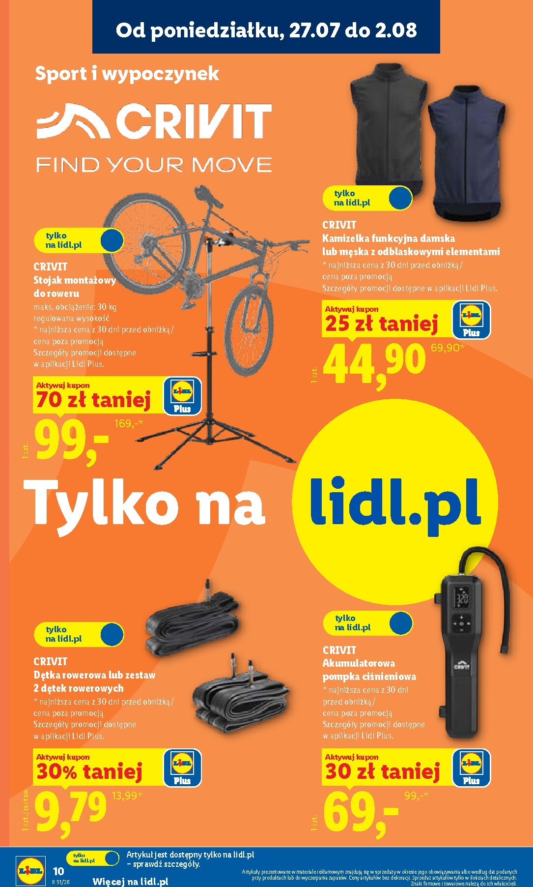 lidl - Nowa gazetka Lidl - Gazetka ważna od 27.07. do 01.08. ważna od 27.07.2026 do 01.08.2026 - page: 10