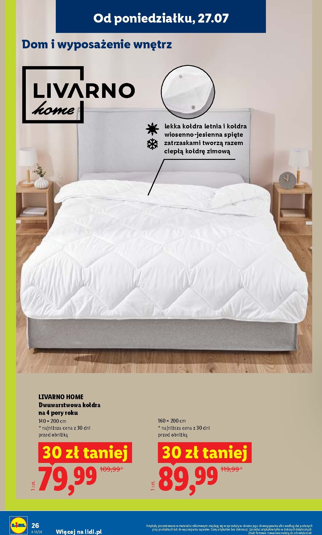 lidl - Nowa gazetka Lidl - Gazetka ważna od 27.07. do 01.08. ważna od 27.07.2026 do 01.08.2026 - page: 30