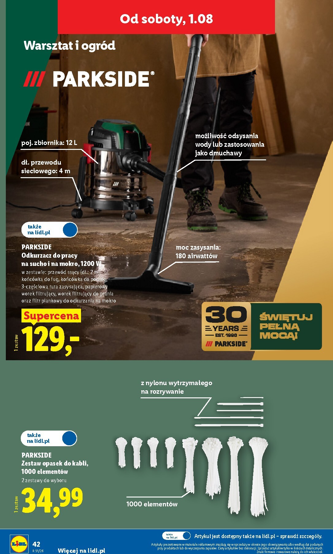 lidl - Nowa gazetka Lidl - Gazetka ważna od 27.07. do 01.08. ważna od 27.07.2026 do 01.08.2026 - page: 48