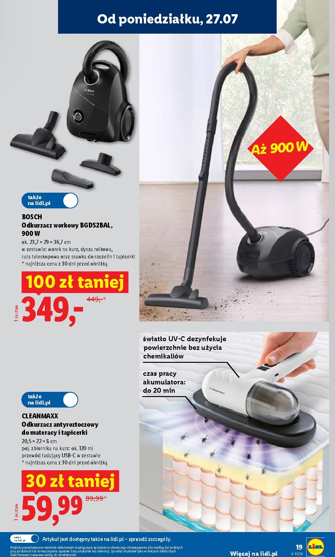lidl - Nowa gazetka Lidl - Gazetka ważna od 27.07. do 01.08. ważna od 27.07.2026 do 01.08.2026 - page: 19