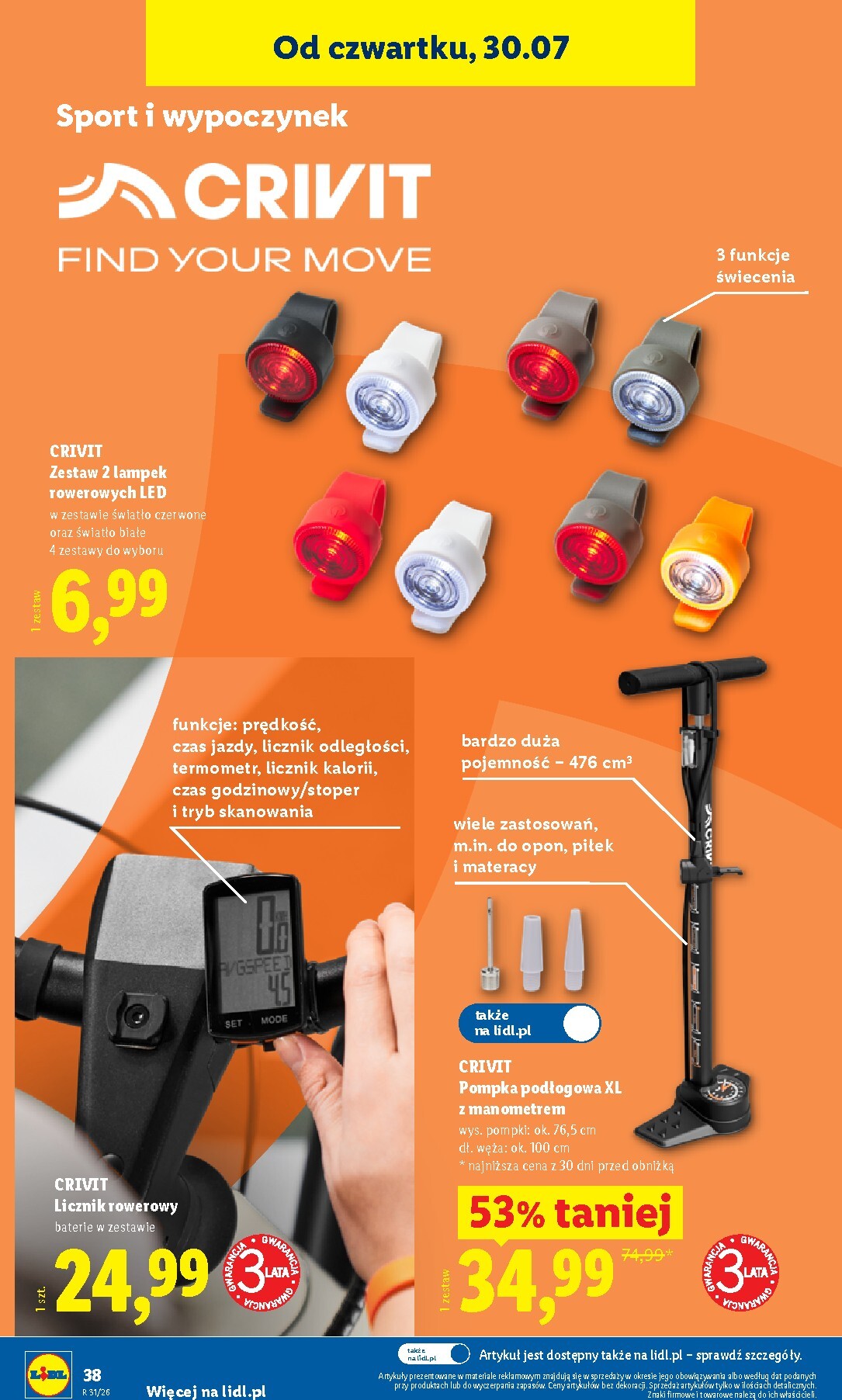 lidl - Nowa gazetka Lidl - Gazetka ważna od 27.07. do 01.08. ważna od 27.07.2026 do 01.08.2026 - page: 44