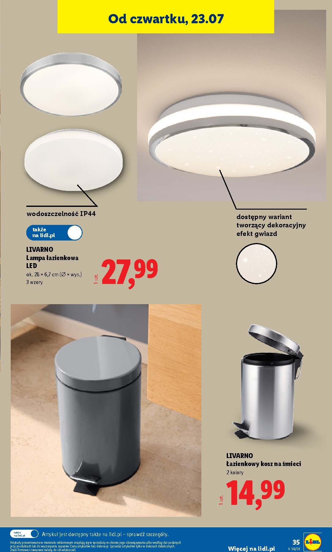 lidl - Aktualna gazetka Lidl - Katalog ważny od 20.07 ważna od 20.07.2026 do 25.07.2026 - page: 45