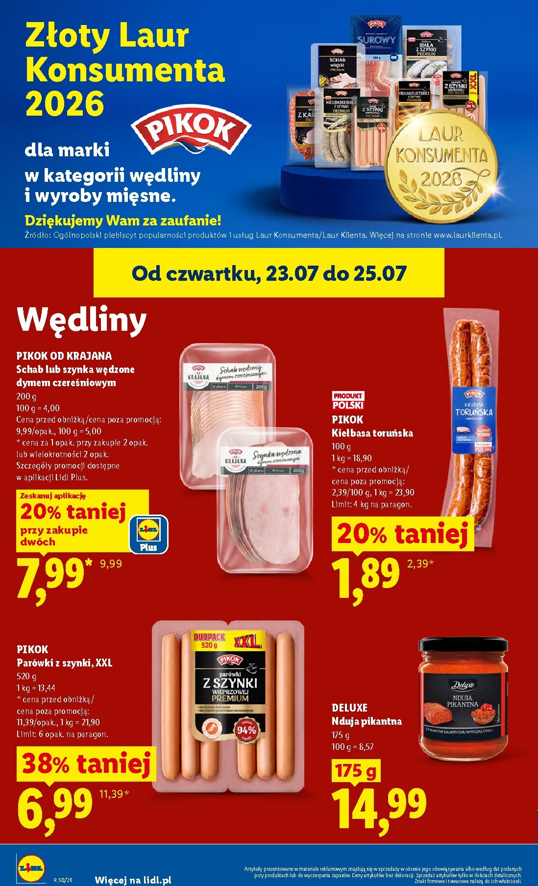 lidl - Nowa gazetka Lidl - Gazetka ważna od 23.07. do 25.07. ważna od 23.07.2026 do 25.07.2026 - page: 66